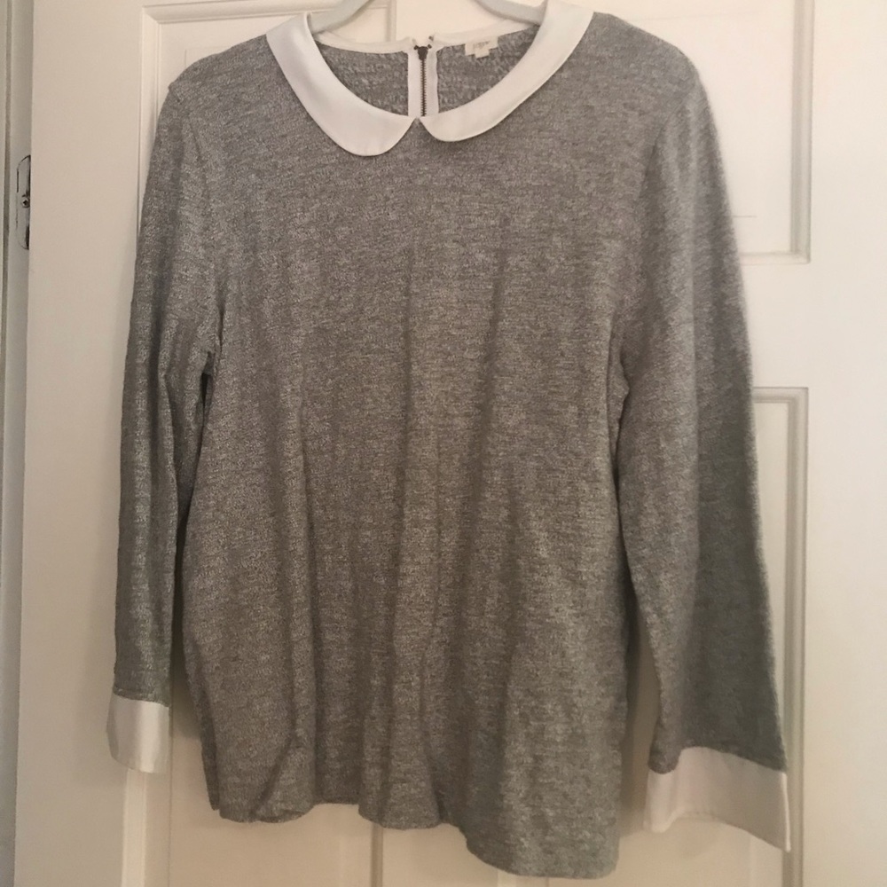 J. Crew Peter Pan collar shirt